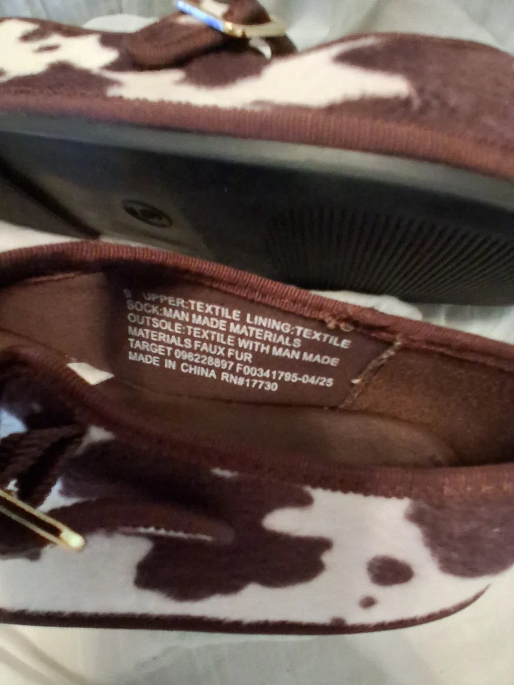 Universal Thread Cow Print Ballet Flats - Picture 5 of 7